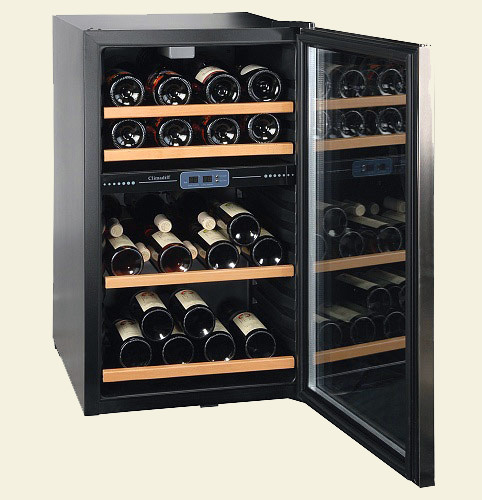 Двухзонный винный шкаф Climadiff CV41DZX на 40 бутылок