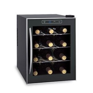 Монотемпературный винный мини-шкаф Climadiff VSV12K на 12 бутылок