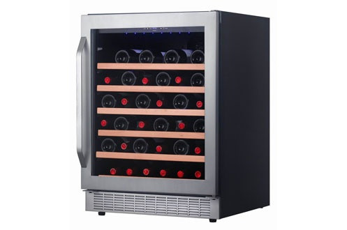 Монотемпературный встраиваемый винный шкаф Climadiff AV51SX на 50 бутылок