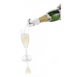 Пробка для сохранения и розлива шампанских вин VacuVin, белая